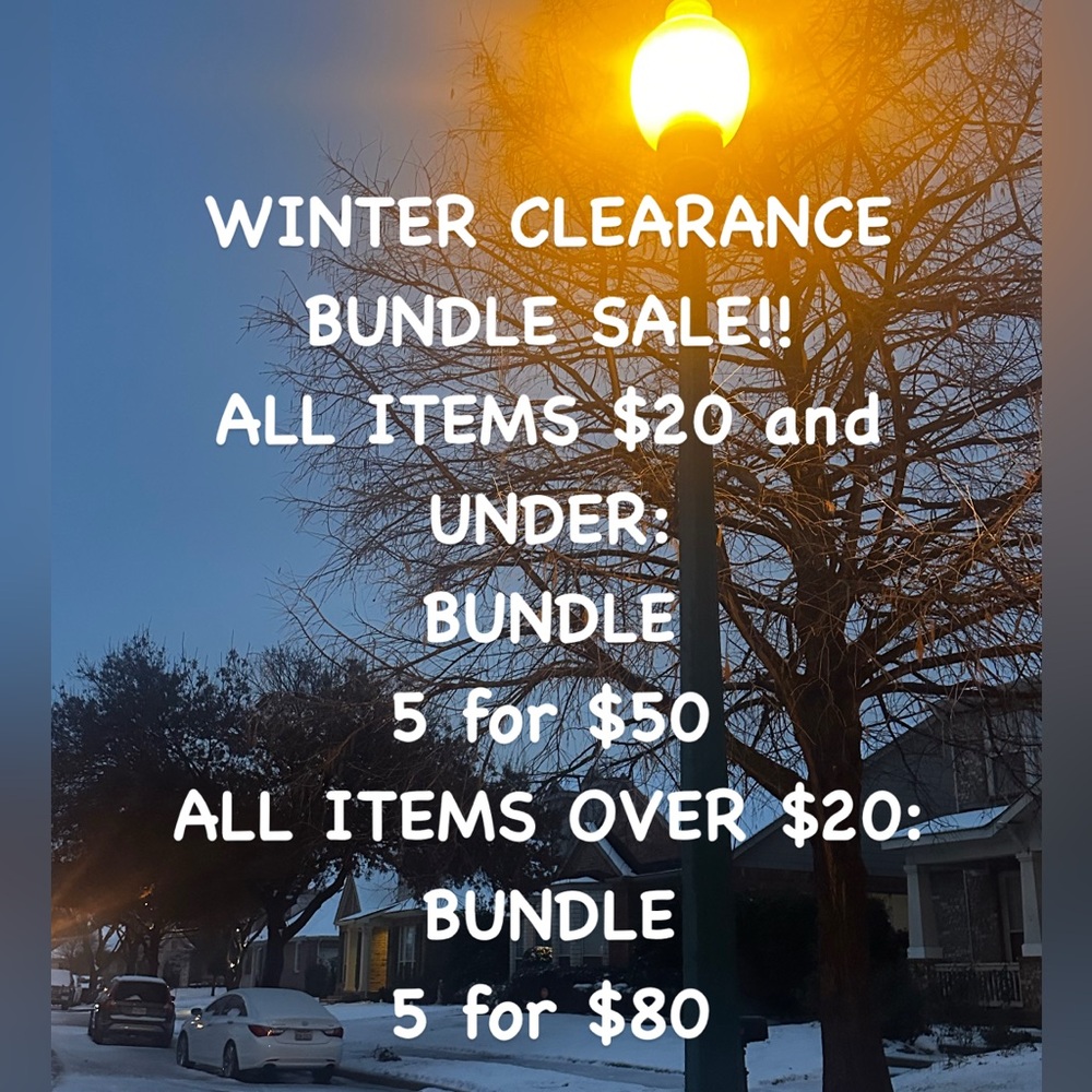 Winter Clearance Bundle Sale